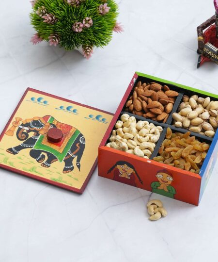 Wooden 4 boxex dry fruit box
